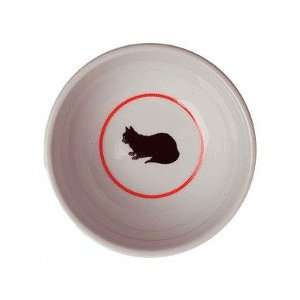 Cameo Porcelain Cat Bowl