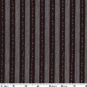  45 Wide Classic Black Stripes Fabric By The Yard Arts 