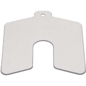  Plastic Slotted Shim, 0.050 x 3 x 3 (Pack of 20 