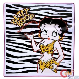 Betty Boop in Zebra Plush Throw Blanket  Pink Queen  