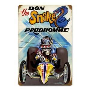  Prudhomme The Snake Vintage Metal Sign Funny Car