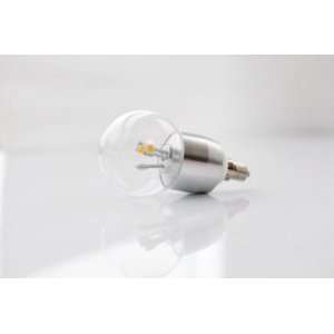 LA LED Candelabra 4 watt Amber Warm White Dim Round Bulb Equal to 40 