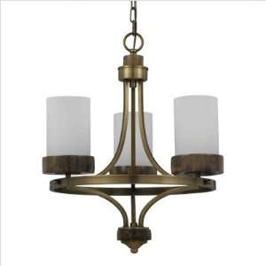 By Triarch Lighting Travertino Collection Burnished Brass Finish Mini 