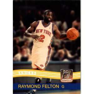  2010 / 2011 Donruss # 17 Raymond Felton New York Knicks NBA 