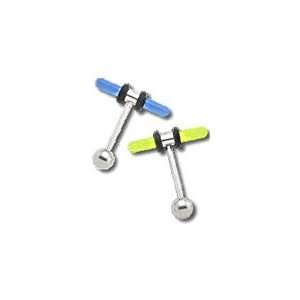  14G 5/8 GLOWLITE BARBELLS Jewelry