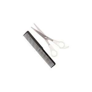  Stainless Steel Barbering Shear & Hairstyling Comb Health 