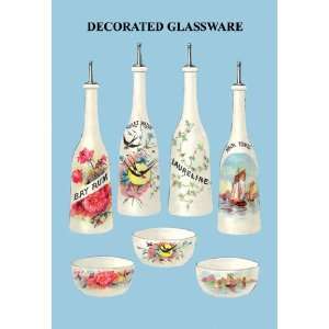    Decorated Glassware for Barbers 20x30 poster