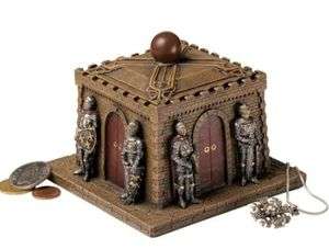 Guarding Knights Castle Treasures Sculptural Trinket Box  