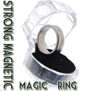 Strong Magnetic Ring PK Magic Tricks Pro Magic Props  