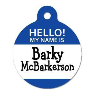  Barky McBarkerson   Pet ID Tag, 2 Sided Full Color, 4 