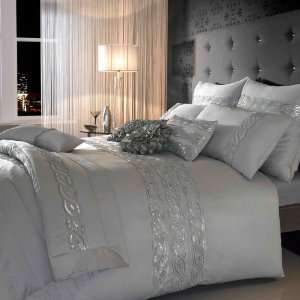  Kylie Minogue At Home Sequins Double Duvet Cover in Silver 