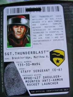   Armored PANTHER SGT Thunderblast All Terranin Vehicle A.T.V. ATV