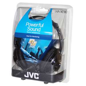 JVC HAX580 DJ Style Monitor Stereo Headphone 046838046346  