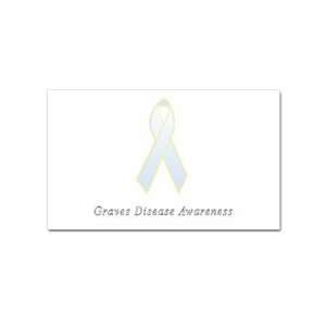 Graves Disease Awareness Rectangular Sticker