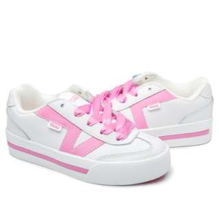 Vans Girls Shoes Plat V 4434372 020 White/Aurora Pink  