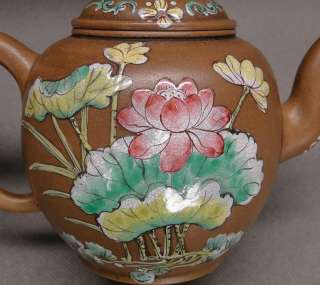 Old Chinese Yixing ZiSha Teapot Marked  
