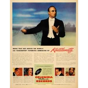   Records `Andre Kostelanetz   Original Print Ad