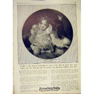  Advert Kruschen Salts Medical Nature Old Print 1919