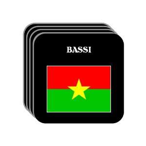  Burkina Faso   BASSI Set of 4 Mini Mousepad Coasters 