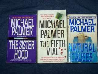 Book Lot Michael Palmer The Society Sisterhood Fifth Vial +2 & FREE 