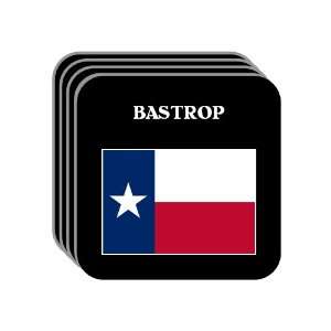  US State Flag   BASTROP, Texas (TX) Set of 4 Mini Mousepad 