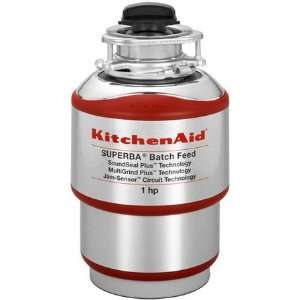  KitchenAid KBDS100T Batch Feed 1HP Garbage Disposal