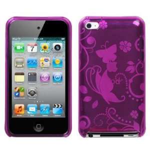  Apple iPod Touch 4 4G Hot Pink Secret Garden Candy Skin Case 