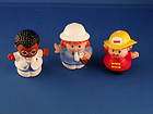 Fisher Price Little People On The Job Fireman Mail Doct