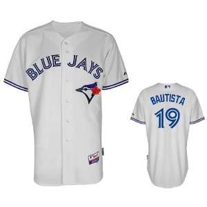  Toronto Blue Jays Jersey#19 Jose Bautista White Baseball 