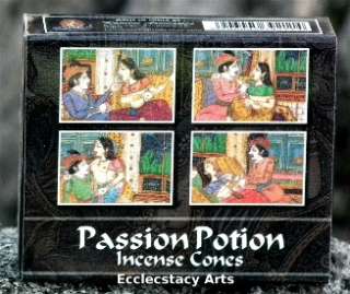 KAMINI Passion Potion 1 Box  10 Incense Cones NEW  