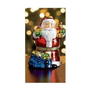  Mr. Christmas Porcelain Music Box   Santa