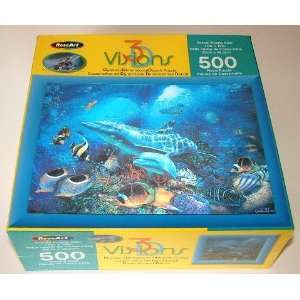  3D Visions Hologram Ocean Dolphn Reef Life Puzzle 