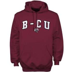  Bethune Cookman Wildcats Maroon Player Pro Arch Hoody 