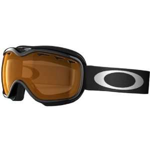 Oakley Stockholm Jet Black Womens Asian Fit Snow Snowmobile Goggles 