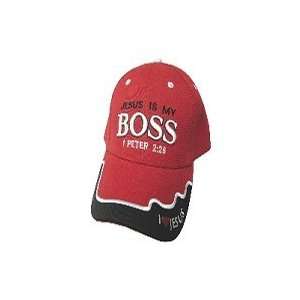  Cap Red Jesus Is My Boss