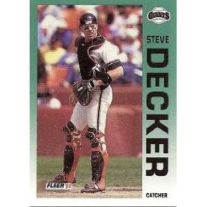 1992 Fleer #633 Steve Decker 