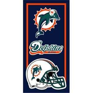    License Sport NFL Beach Towel   Miami Dolphins 