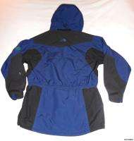 The North Face womens shell jacket 10 extreme light blue black ski 