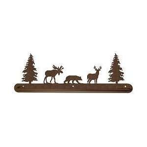  Moose, Bear, Deer Towel Bar