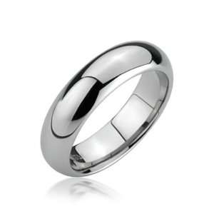 Bling Jewelry 5mm Comfort Fit Unisex Tungsten Wedding Band Ring   Size 