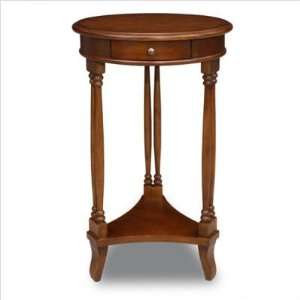  Leick Furniture Favorite Finds Round Twin Leg End Table 
