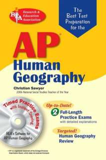   AP Human Geography w/ CD ROM (REA)   The Best Test 
