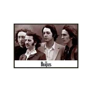  The Beatles Sepia 36 X 24 Poster