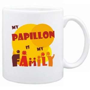  New  My Papillon Is My Family  Mug Dog