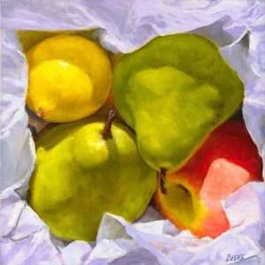  John Beder   Wrapped Fruit Canvas Giclee