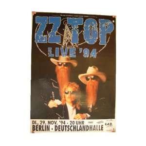    ZZtop Poster Concert Band Shot Berlin ZZ Top 