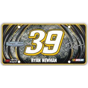   Plate Diamond Plate Series #39 Ryan Newman License Plate Automotive