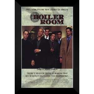  Boiler Room 27x40 FRAMED Movie Poster   Style C   2000 