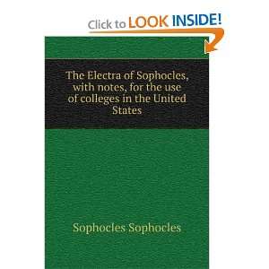   the use of colleges in the United States Sophocles Sophocles Books