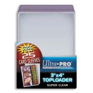 Combo Lot (100) Each Ultra Pro Topload Card Holders / Soft Sleeves 
